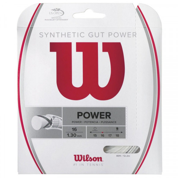 ТЕННИСНЫЕ СТРУНЫ WILSON SYNTHETIC GUT POWER 12М