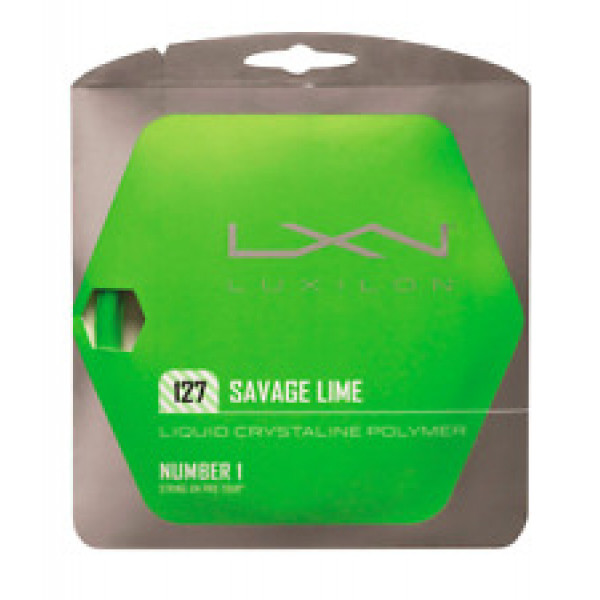 ТЕННИСНЫЕ СТРУНЫ ДЛЯ РАКЕТКИ LUXILON SAVAGE LIME 127 